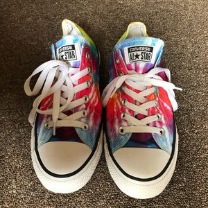 Rainbow Tie Dye Converse